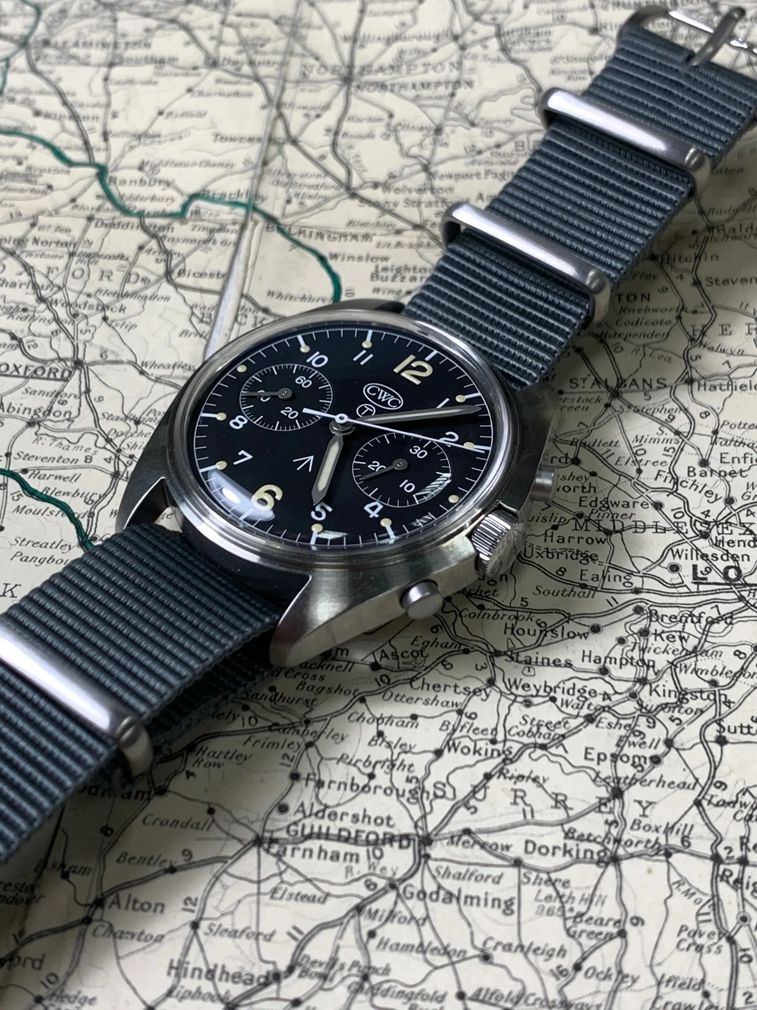 CWC Valjoux 7733 Pilot Chronograph Limited Edition Watch - Image 6