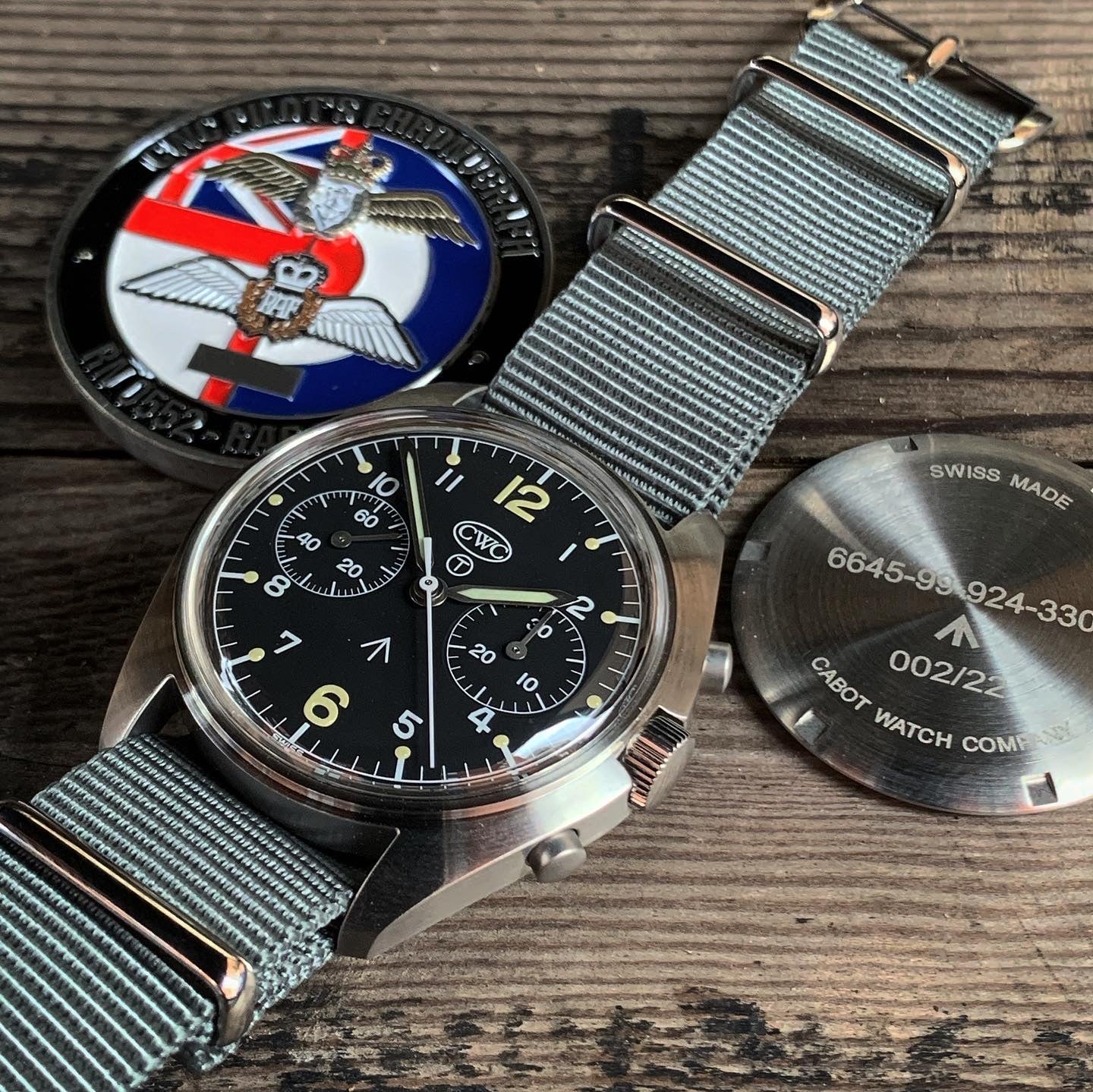 CWC Valjoux 7733 Pilot Chronograph Limited Edition Watch - Image 7