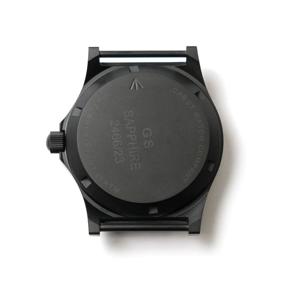 CWC GS Sapphire Desert Storm Watch, Black Case with Sand Dial - Image 4