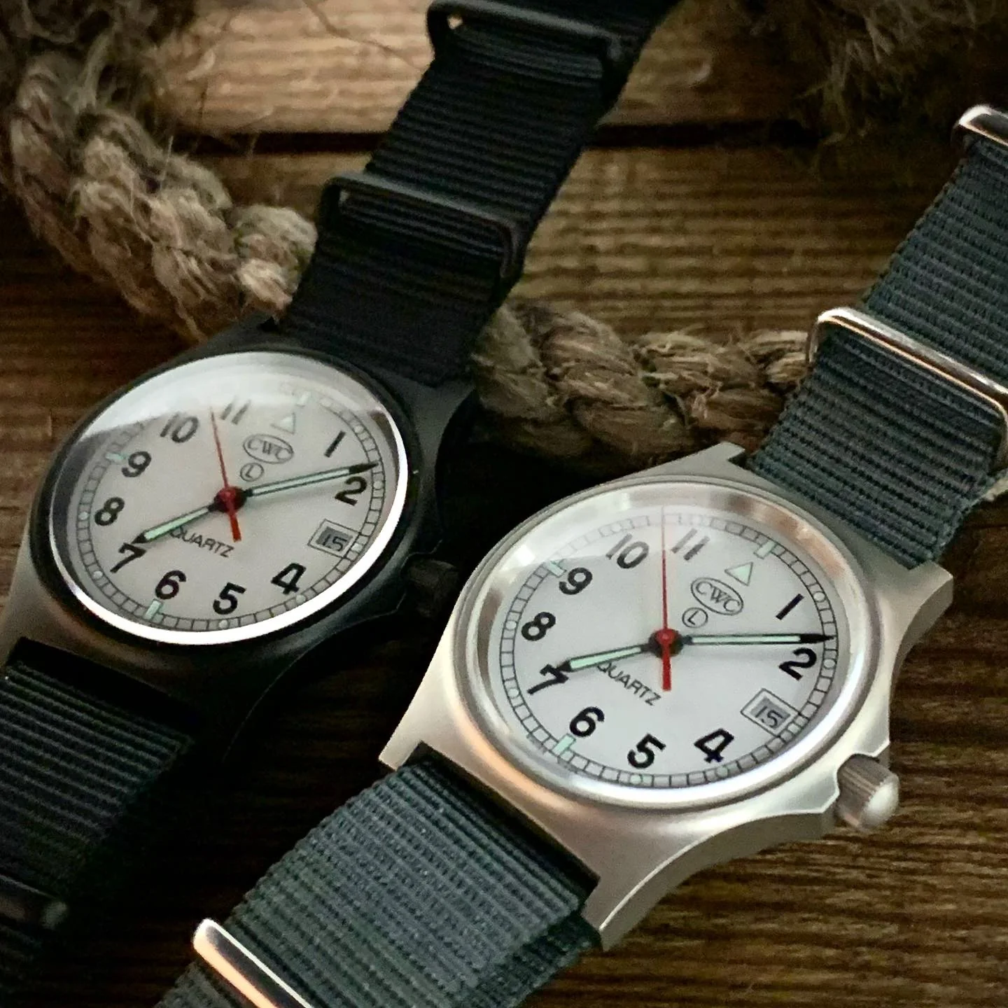 CWC GS Sapphire Subhunter Watch, Black Case with White Dial - Image 5