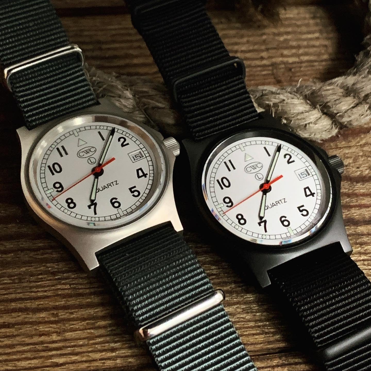 CWC GS Sapphire Subhunter Watch, Black Case with White Dial - Image 6