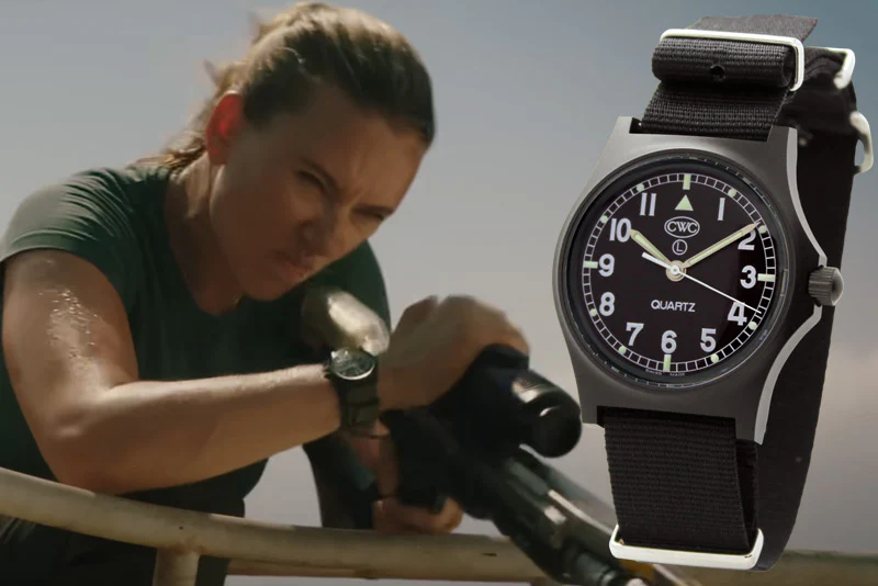 CWC GS Sapphire Watch, Black with Black Dial - Image 7