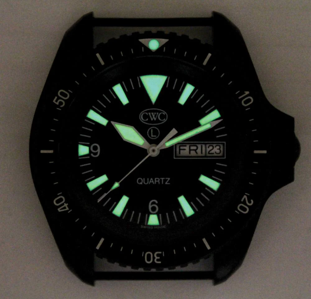 CWC SBS Divers Issue Quartz Watch Mk.2 Day/Date, Black (SF300 QS120-DD) - Image 5