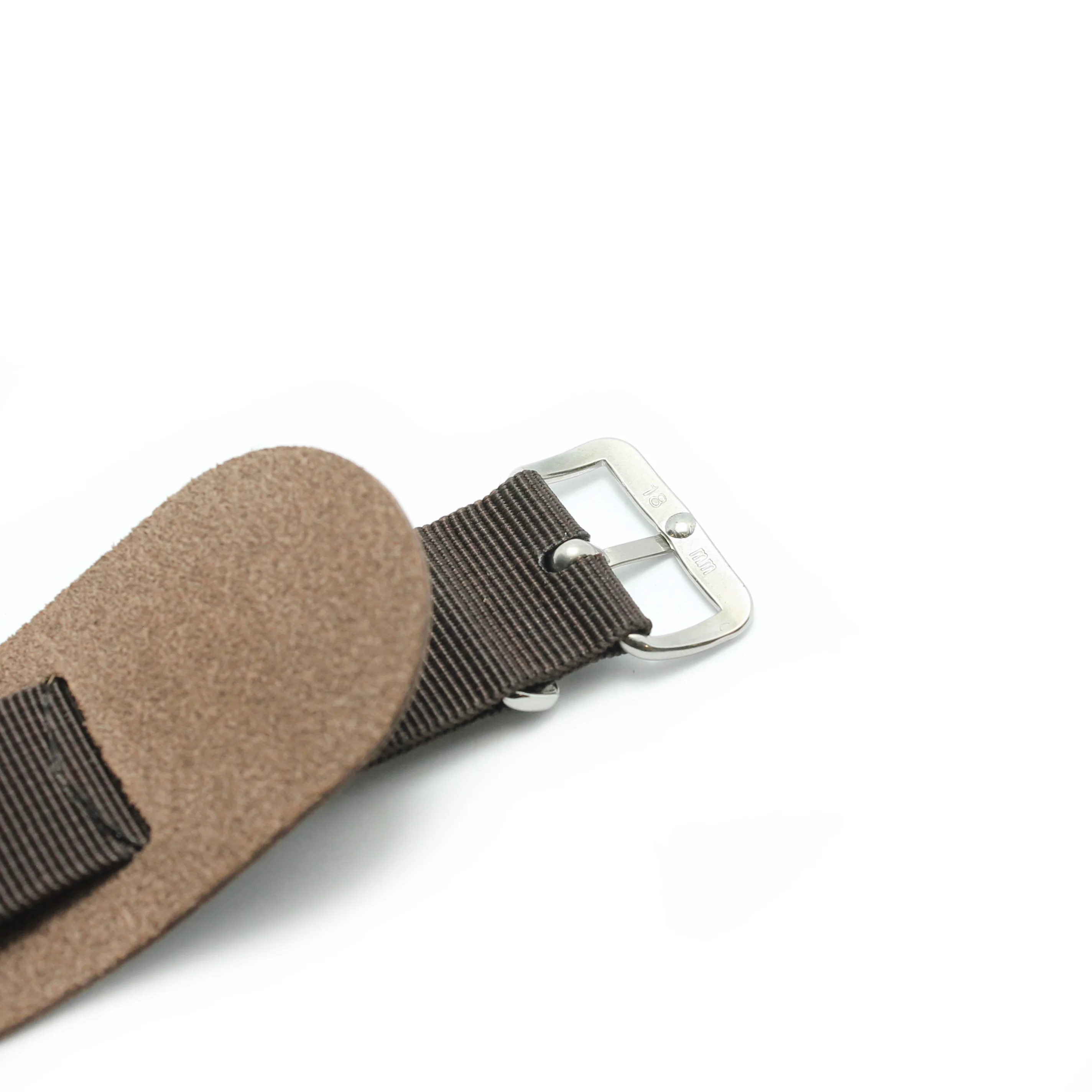 RAF-74 Leather / Nylon Watch Strap 18mm - Image 5