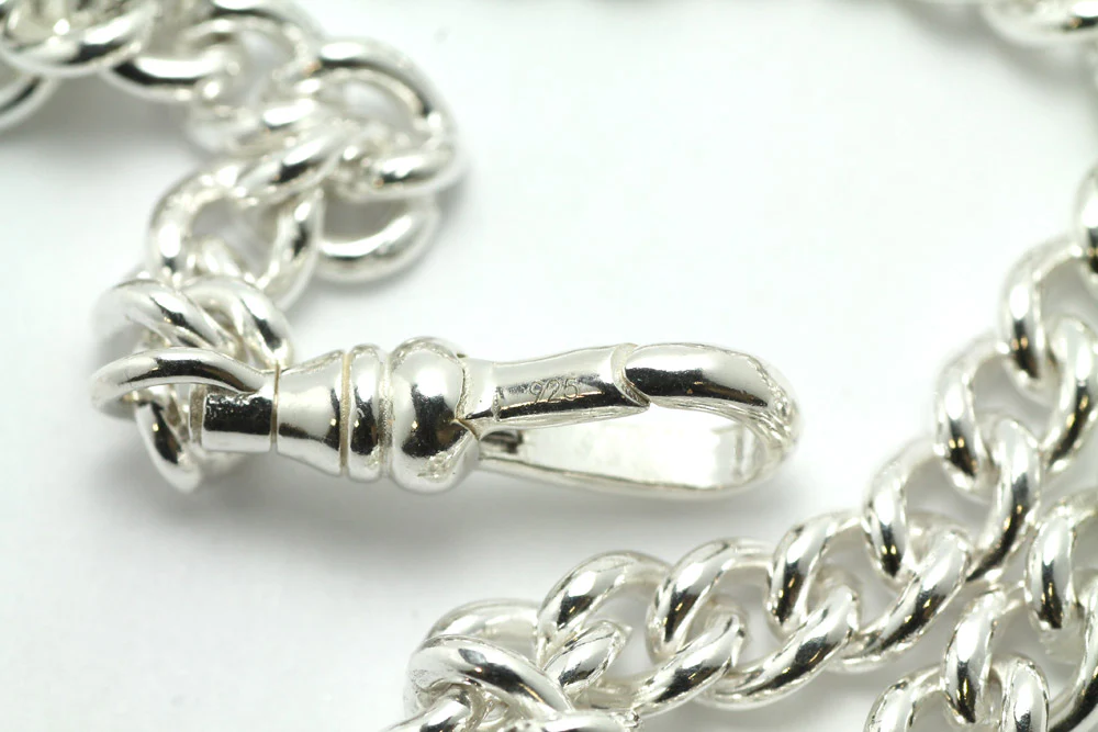 Pocket Watch Chain Single Curb Albert - Image 4